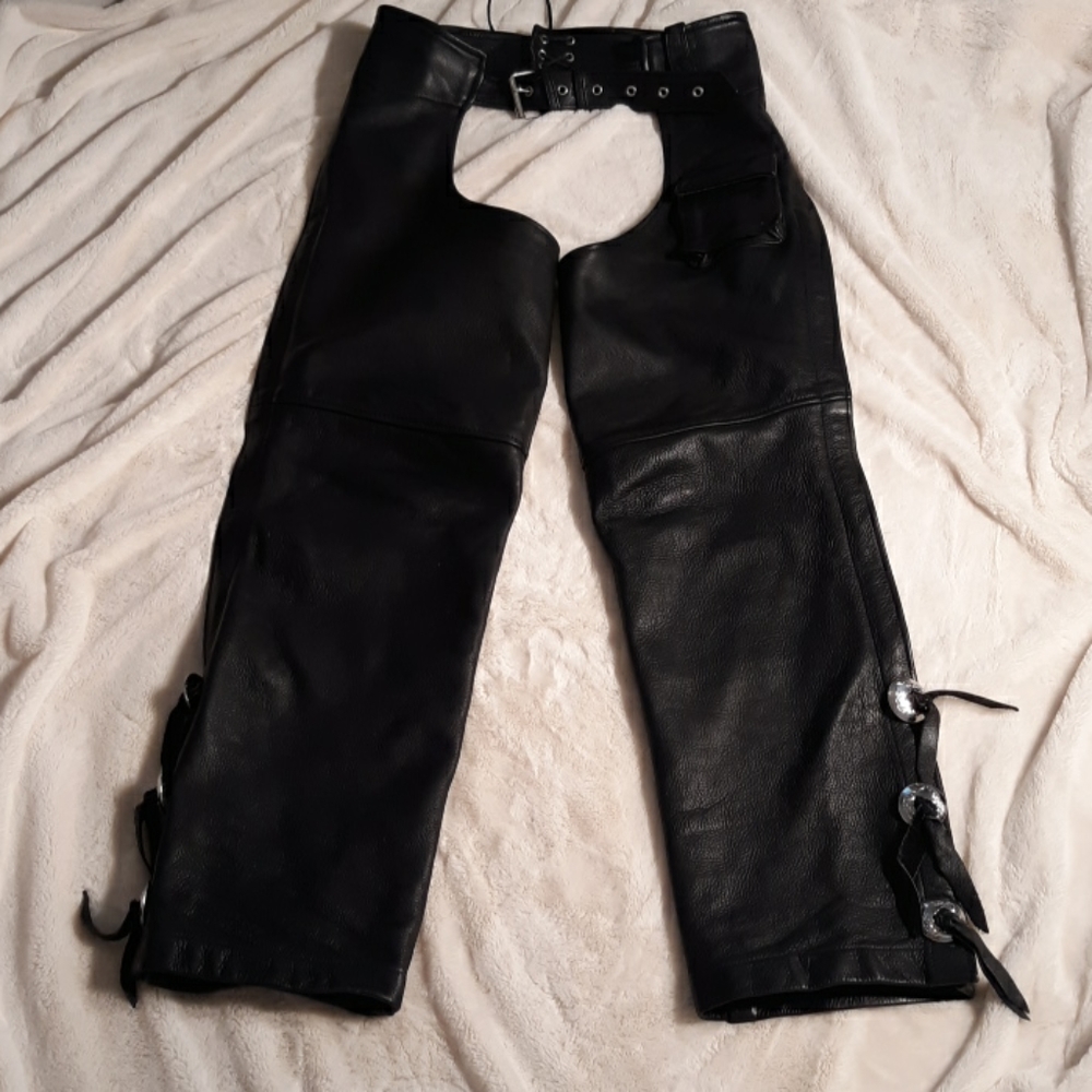 UNIK Leather Motorcycle Chaps Womens/Men